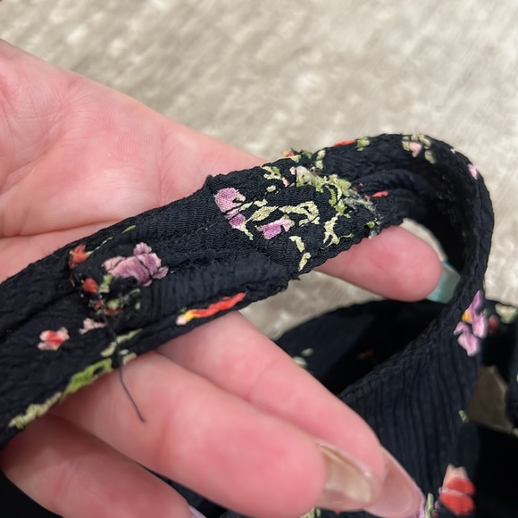 Vintage 90's Betsey Johnson Floral 1/2 button Down Tank Size 10 - Picture 10 of 10